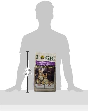 Nature's Logic Feline Chicken Meal Feast Cat Food - High-Protein Dry Food for Cats, 100% Natural Nutrition with Probiotics & Prebiotics - All Life Stages - Rabbit, 7.7lbs
