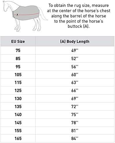 HORZE Nevada Heavy Weight 1200D Waterproof Horse Winter Turnout Blanket (400g Fill) - Black - 81 in