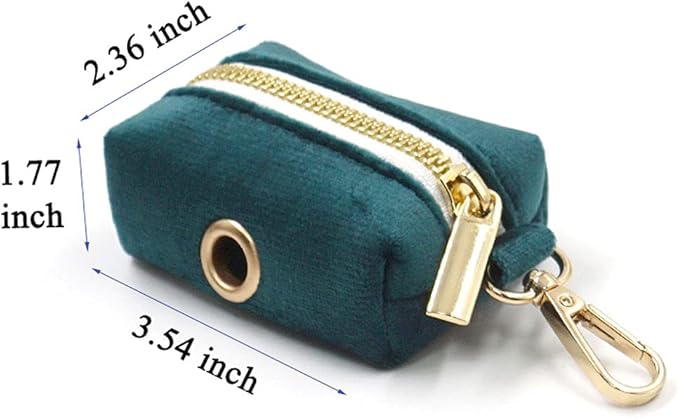 PETDURO Personalized Dog Collar Teal Soft Velvet for Large Medium Small Boy Girl Dog - Custom Collar with Name Phone Number Engraved on Gold Metal Buckle - Add Matching Leash Bow Set via Customize Now