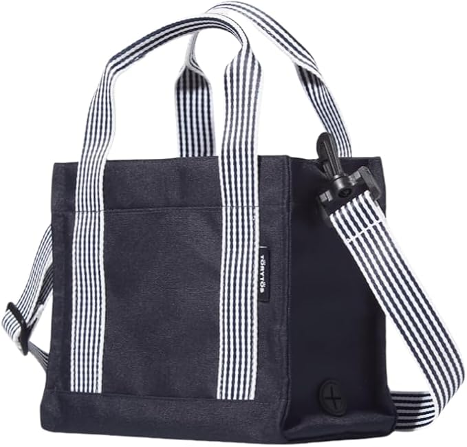 Dog Walking Bag Crossbody Tote and Dog Treat Pouch with Built-in Poop Bag Dispenser