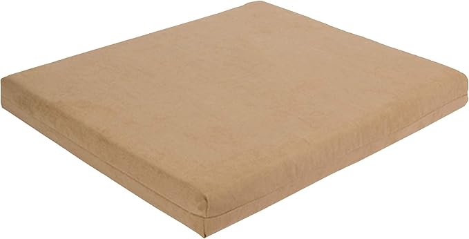 Pet Support Systems Orthopedic Dog Bed - Gel Memory Foam Pet Bed, Luxury Washable Dog Bed for Sleeping and Support (Removable Cover, Large Tan Dog Bed)