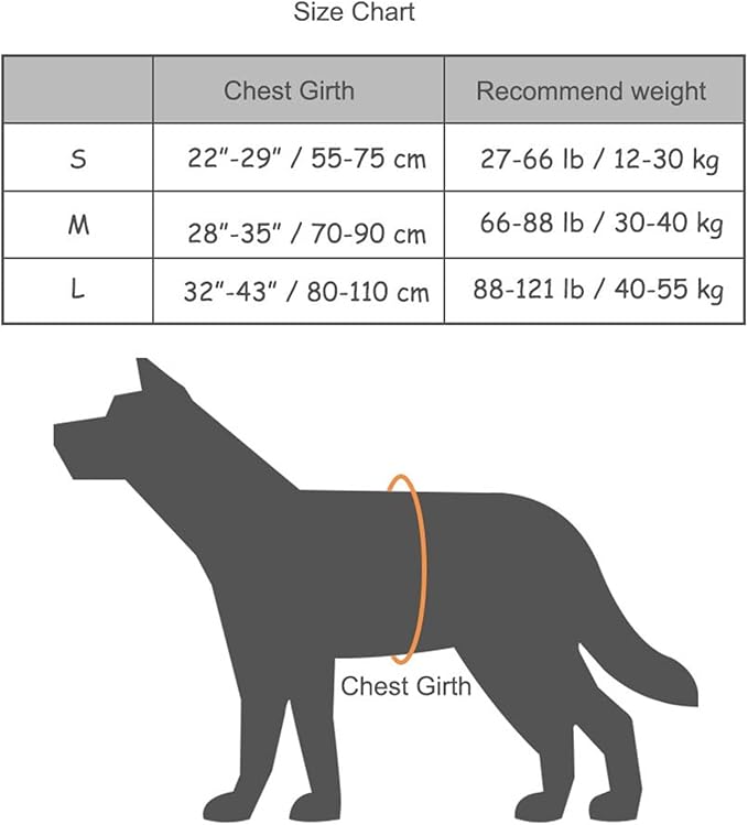 EXCELLENT ELITE SPANKER Dog Harness Tactical Military Dog Harness Adjustable No-Pull Dog Harness Training Hunting Dog Tactical Vest with Handle(BLK-L)