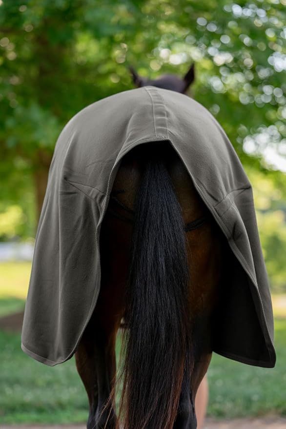 Miller's Standard Neck Fleece Cooler for Horses -Dark Green -78