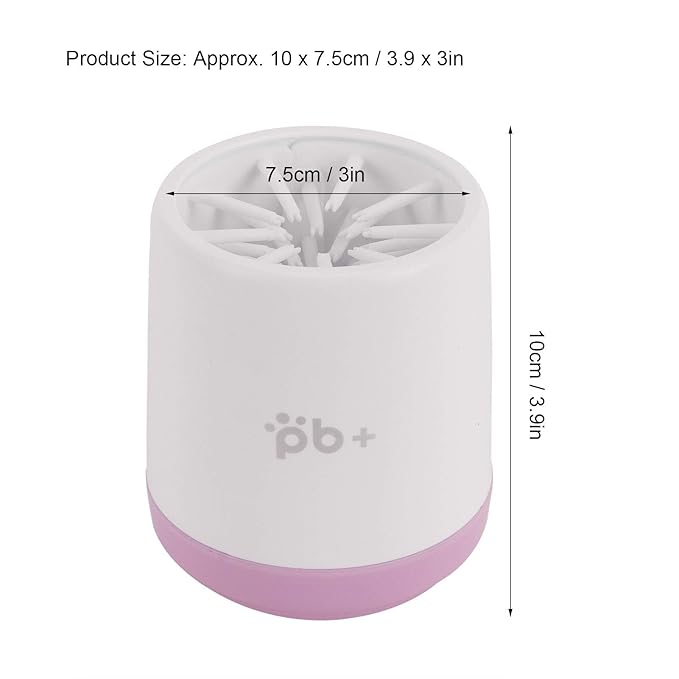 Dog Washer Cup, Protable Safe and NonâIrritating Dog Washer Feet Cleaner for Dog for Dogs for Paws(pink)
