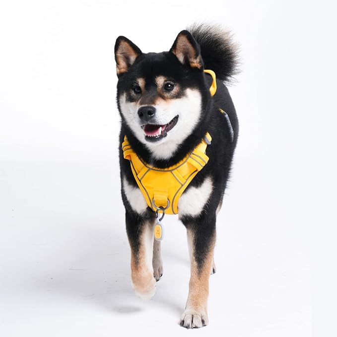 Pawaii Dog Harness for Large Dogs, Dog Harness with Pet ID Tag, No Choke Dog Harness, Adjustable Soft Padded Pet Vest with Easy Control Handle