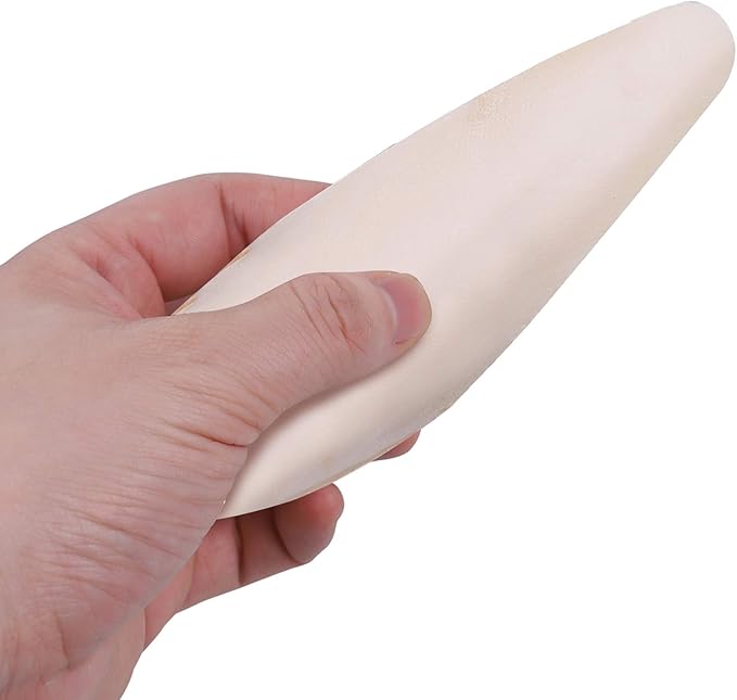 Afkengung 6 Pieces Natural Cuttlebone Calcium Block for Birds Parakeets Reptiles Turtles Grindable Powder Feeding Natural Calcium Supply Improve Pet Immunity Each 4.3-5.1 Inch