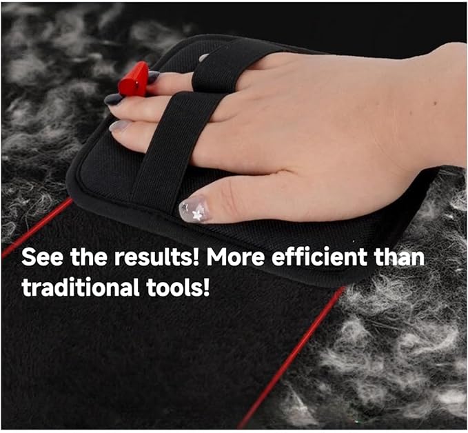 Pet Hair Removal Glove for Dogs & Cats, Electrostatic Reusable Cat Dog Hair Remover for Couch, Furniture, Car Seat,2026 Newly Upgraded Reusable Electrostatic Pet Hair Gloves Fur Removal Tool