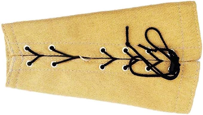 ISMARTEN Parrot Anti-Scratch Arm Protector, Multi-Functional Bird Diaper Flight Suits Pee Pads Diaper Poop Shawl for Cockatiel Parakeet Macaw Lovebirds Finches (Arm Protector-Yellow)