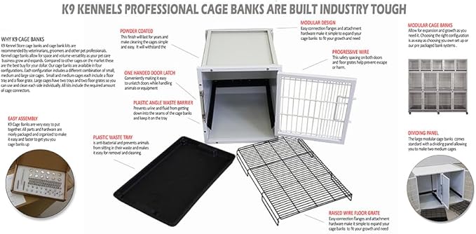 Family CAGE Bank (22" W x 30" H x 27" D Medium Powdercaoted Cage Bank)