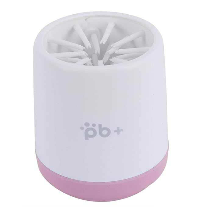 Dog Washer Cup, Protable Safe and NonâIrritating Dog Washer Feet Cleaner for Dog for Dogs for Paws(pink)