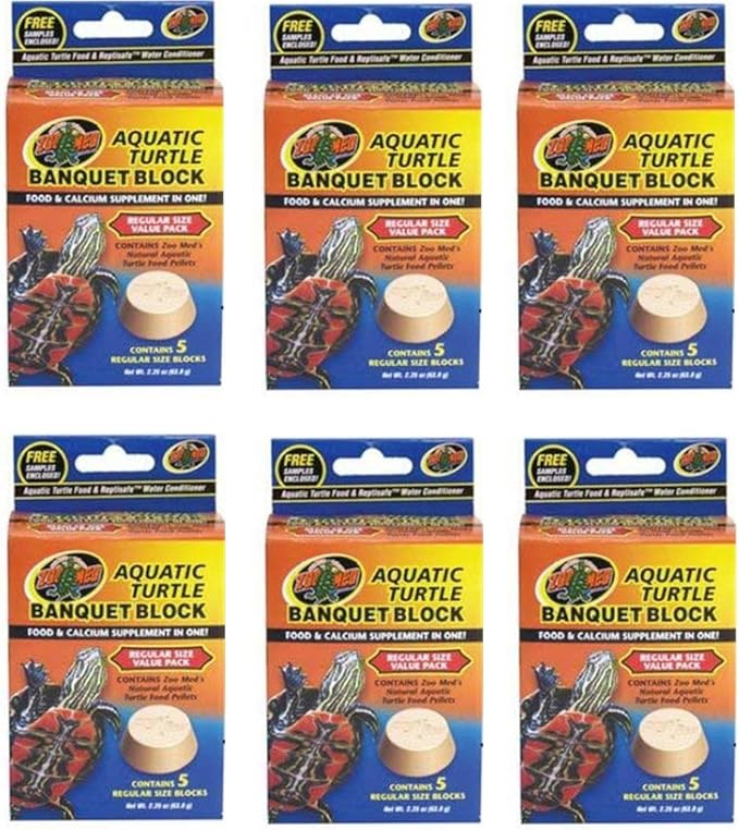 Zoo Med (6 Pack) Aquatic Turtle Banquet Blocks