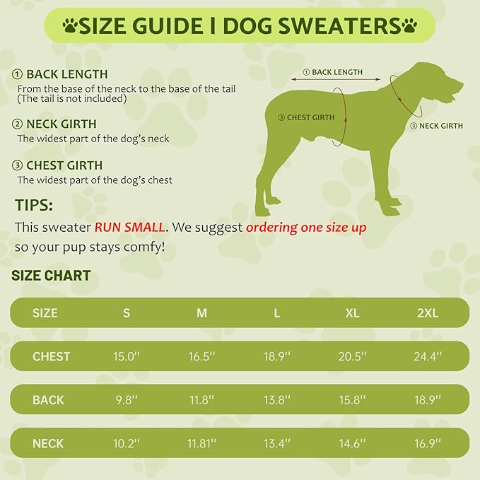 Small Dog Thermal Pullover Sweater, Classic Turtleneck Cable Knitwear Dog Clothes for Cold Weather Warm Pet Clothes for Chihuahua, Bulldog, Dachshund, Pug Hot Pink X-Large