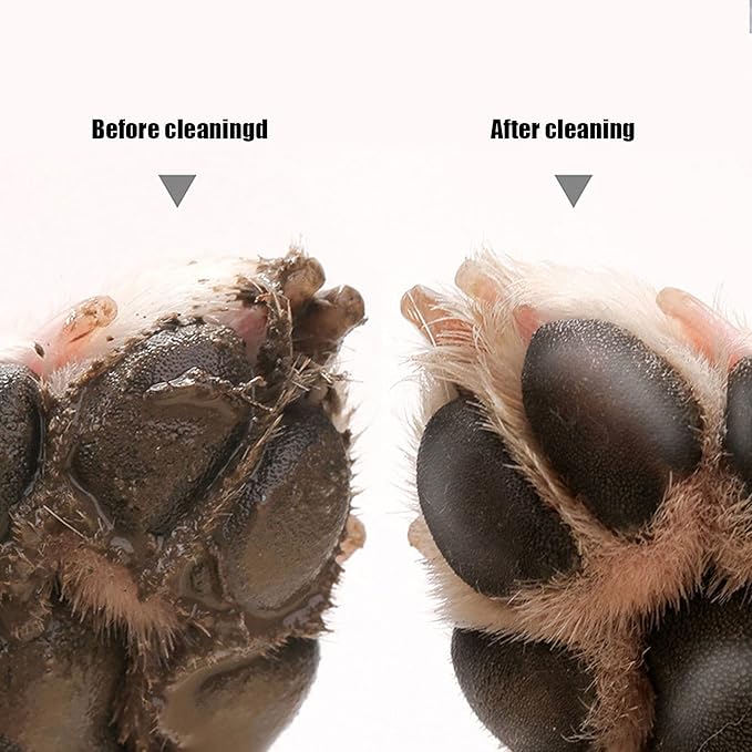 Dog Paw Washer Cup, Protable Safe and NonâIrritating Dog Paw Washer Feet Cleaner for Dog for Dogs for Paws(pink)