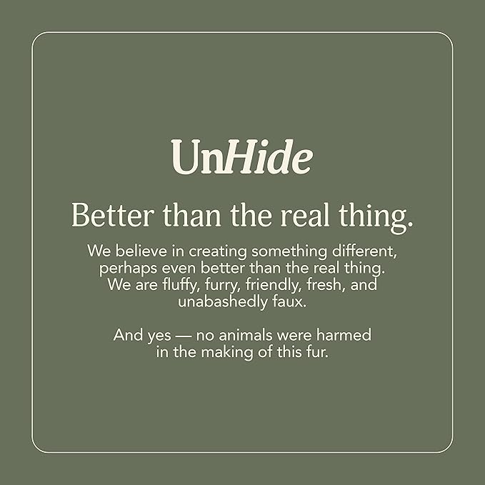UnHide Lil’ Marsh - Faux Fur Blanket - Durable, Lightweight, Extra Soft Blanket - Machine Washable - Add a Layer of Softness to Any Bed, Couch, or Reading Chair - Taupe Ducky, X-Small (34” x 44”)