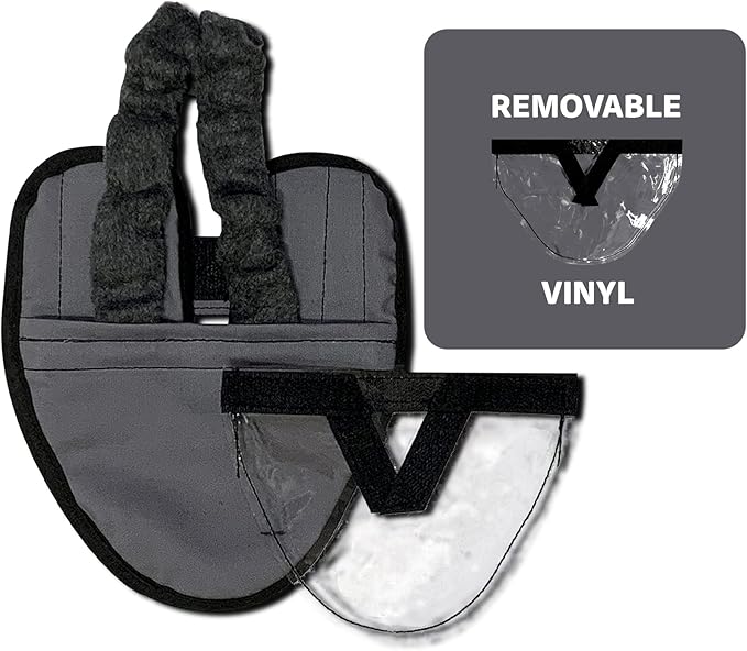 Hen Holster Wrap-Around Bird Diaper & Harness for Larger Pigeons, Small Breed - with Removable Liner, Adjustable Fit for Outdoor Adventures & Indoor Use, Easy to wear - Gray, XS