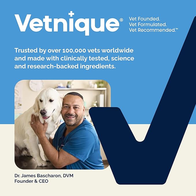 Vetnique Glandex Dog Fiber Supplement Powder for Anal Glands with Pumpkin, Digestive Enzymes & Probiotics - Vet Recommended (Regular or Advanced Strength) - Boot The Scoot (4.0 oz, Salmon)