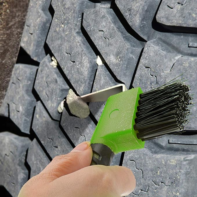 4Pcs Horse Hoof Pick Brushes, with Soft Touch Rubber Handle
