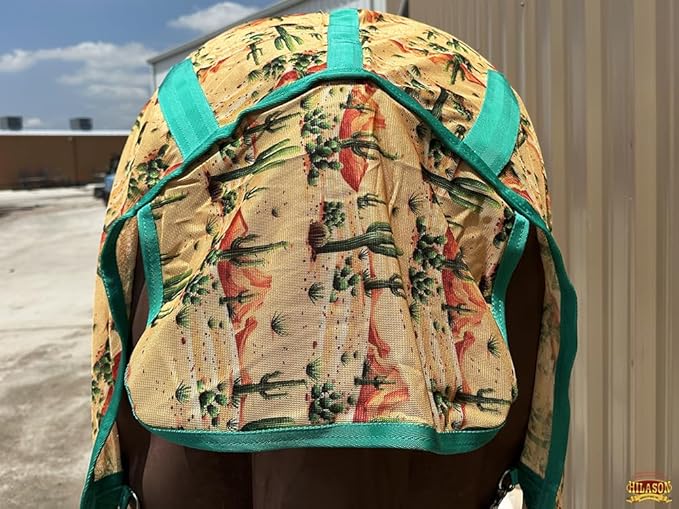 HILASON Horse Fly Sheet - Summer Spring UV Protection Mesh Bug Mosquito FlySheet for Horses | Fly-Sheet