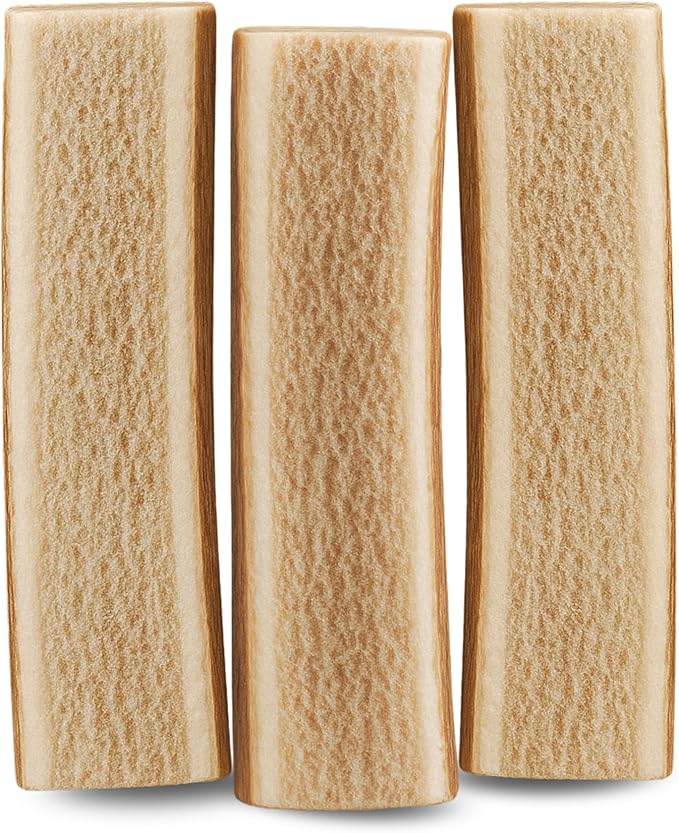 WhiteTail Naturals - Split Elk Antlers for Large Dogs - (3 Pack-Large) - Antler Dog Chews - Long Lasting Dog Chew Bone for Aggressive Chewers