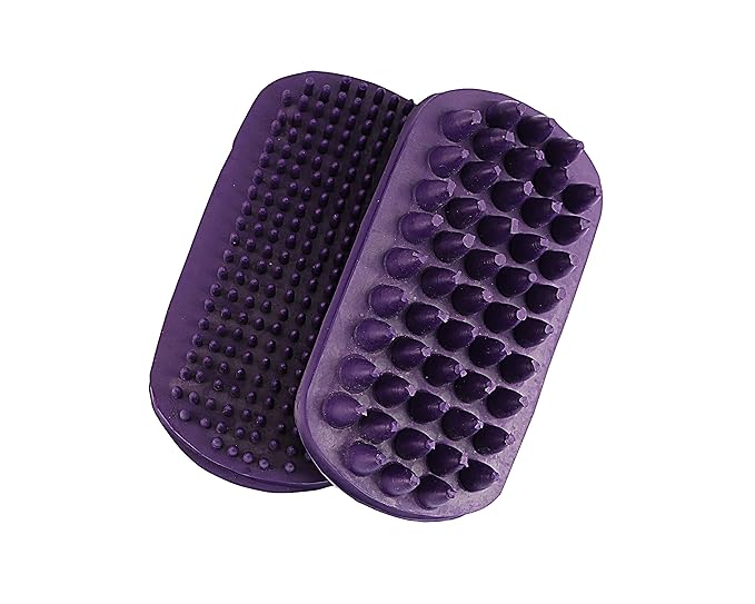 Grewal Equestrian Velvet Touch Groomer Set (Purple)