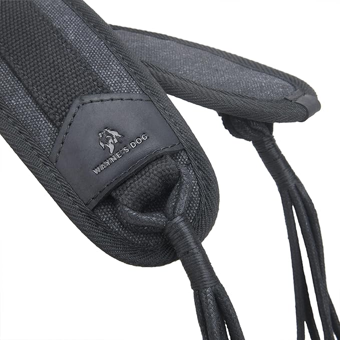 WAYNE'S DOG Canvas Bird Game Carrier, Waterfowl Dove Small Animal Game Carrier Hanger Tote Shooting Accessories (Black)