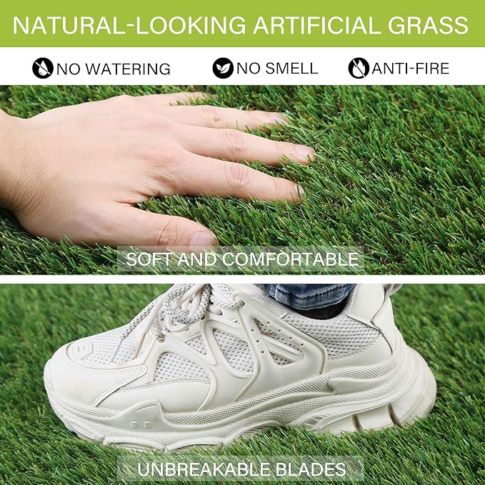 SunTurf Dogs Grass for Potty Training, Artificial Grass for Dogs Puppy Fake Grass Pads 3×5ft Large Supplies Pets Litter Rugs for Puppy Training