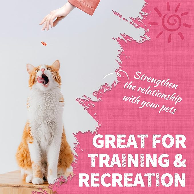 Just Try 13.4 OZ Urinary Tract Health Cat Treats for Indoor Cats, Health Supplement Cranberry & D-Mannose for Kidney Bladder and UT Support, Crunchy Chews Cat Loves