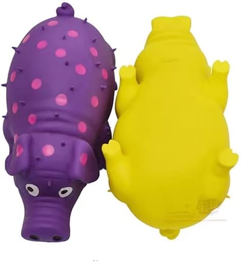 Squeaky Pig Dog Toys, 2 Pack Grunting Pig Dog Toy That Oinks Grunts for Small Medium Large Dogs, Grunting Pig Sound Play Dog Toy