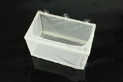 Double Chamber Fine Net Aquarium Breeder & Isolation Tank 10 Inches Long, Aquatic Fish Breeding Box, Fry Isolation Box, Hatching Box, Juvenile Spawning Incubator