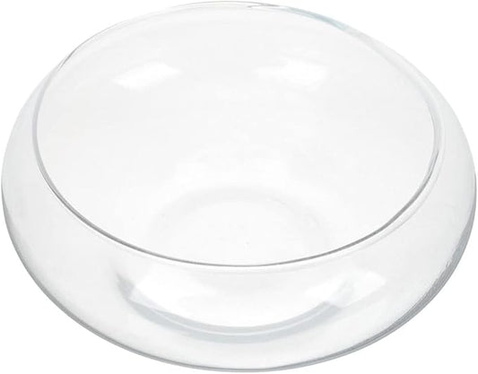 Glass Fish Bowl Clear Desktop Aquarium for Small Fish Hydroponic Plants for Home Office Decoration