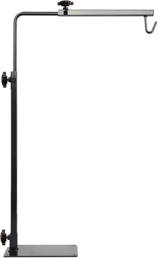 Reptile Lamp Stand – Adjustable Height Heat Lamp Holder for Terrariums & Tanks – Sturdy Metal Clamp & Riser for Bearded Dragon, Turtle, Snake Tank Accessories,Max. Terrarium Height: 14 inches