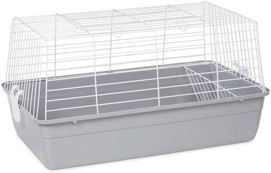Elegant Escape Small Round Bird Cage with Graceful Design, Durable Metal Construction, Compact Size, and Comfortable Space Gray