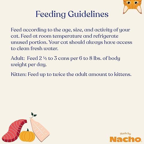 Made by Nacho Flaked Filets Recipe in Bone Broth, Grain-Free Chef's Selects Wet Food for Cats Balanced Diet in Naturally Hydrating Pumpkin-Infused Broth (3.0 oz (Pack of 12), Tuna & Sea Bass)