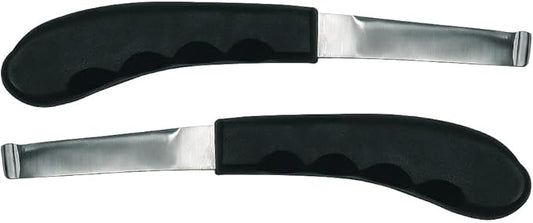 Regular Hoof Knife for Horses – Farrier Tool with Plastic Grip – Hoof Trimming Knife for Equine Care & Veterinary Use (Left Hand)