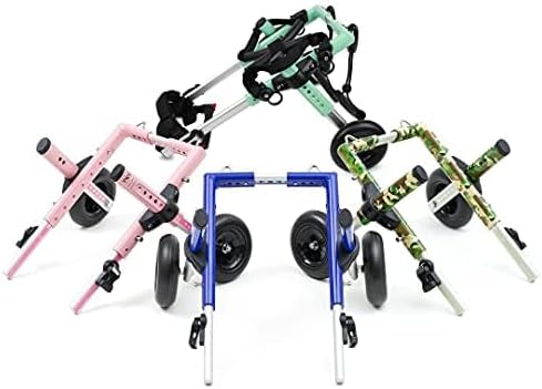 Walkin' Wheels Lightweight – for Small Cats 2 to 20 Pounds – Veterinarian Approved – Cat Wheelchair for Back Legs, for Cats 11-20 lbs, 3-6 inches Leg Height – Blue