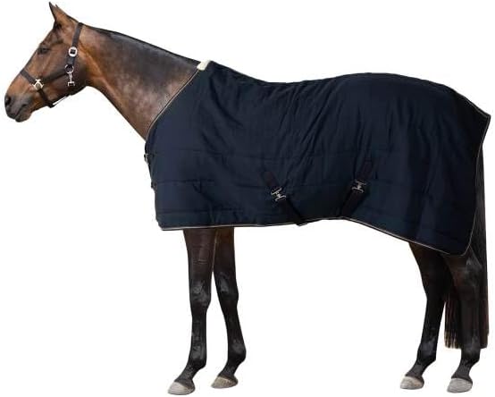 HORZE Glasgow Anti-Slip Stable Horse Blanket (100g Fill) - Blueberry - 66 in