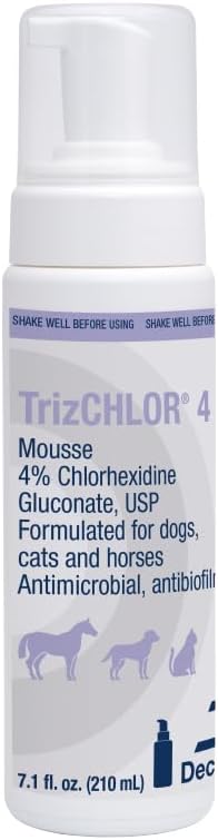 4 Mousse for Dogs, Cats and Horses, 7.1 Ounce