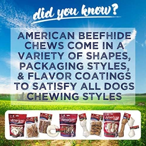 Pet Factory American Beefhide 5" Twist Sticks Dog Chew Treats - Chicken Flavor, 1 lb