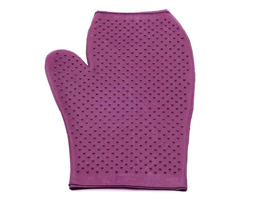 Horse Grooming Mitt (Purple)