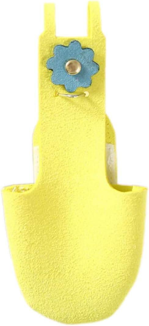 Parrot Clothes, Bird Diapers, Tiger Skin Peony, Flight Suit - Key Features for Avian Comfort and Style (Yellow, S, Count, 1)