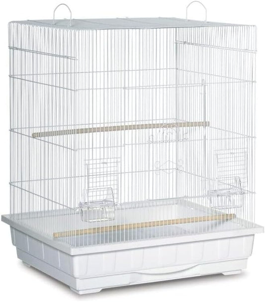 Maykoosh Square Bird Cage - Spacious & Durable Habitat for Parakeets & Canaries