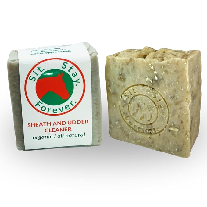 Sit Stay Forever Organic Neem Sheath and Udder Cleaner, 7 oz bar.