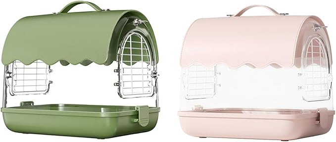 Acrylic Bird Carriers Suit Small Bird Cage Garden Security Parrots Enclosure for Lovebird Parrots Swallow Goldfinches