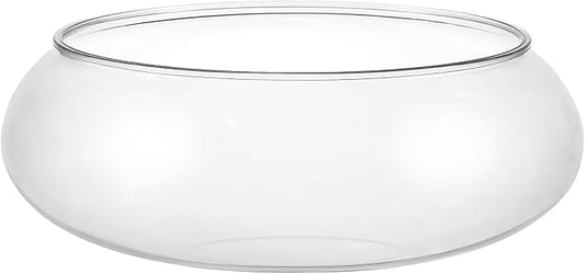 Plastic Fish Bowl Transparent Bubble Bowl Flower Vase Bowl Clear Wide Mouth Round Vase Terrarium Air Plant Hydroponic Succulent Planter Floral Container 2800ml