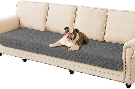 Ameritex Waterproof Pet Bed Cover Anti-Slip Dog Bed Blanket for Sofa and Furniture Waterproof New Pattern Design (Darkgrey, 30x90 Inch (Pack of 1))