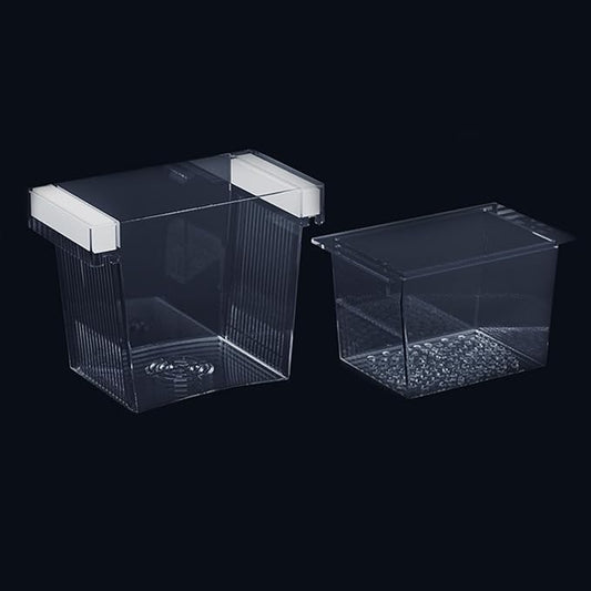 WEAVERBIRD Aquarium Fish Breeder Box, Acrylic Fish Isolation Breeding Box, Square Hatchery Box Hatching Incubator Box for Baby Fish Shrimp Clownfish Guppy