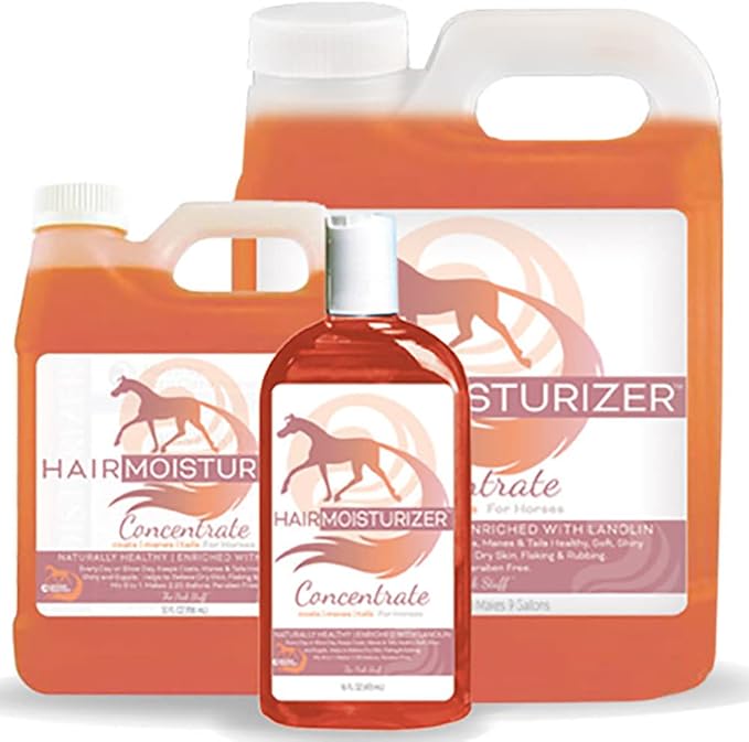 Healthy Hair Care Hair Moisturizer, Horse Coat Care, Hair Moisturizer for Horses, Coat Moisturizer, Concentrate Hair Moisturizer for Horses (32oz)