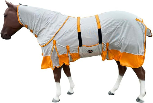HILASON Horse Fly Sheet - Summer Spring UV Protection Mesh Bug Mosquito FlySheet for Horses | Fly-Sheet