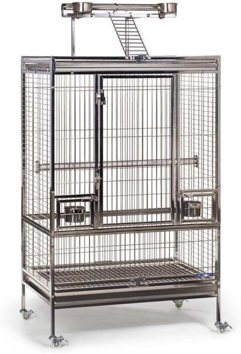 Maykoosh Bird Cage - Stainless Steel Aviary, Spacious & Durable Design