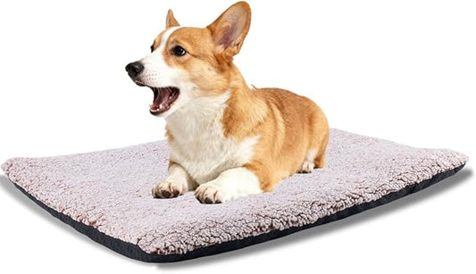 heated cat bed Self Warming Cat Bed Self Heating Cat Dog Mat Advanced Extra Warm Thermal Pet Pad for Indoor Outdoor Pets with Removable Cover Non-Slip Bottom Washable Non Electric brown 23.6*35.4inch